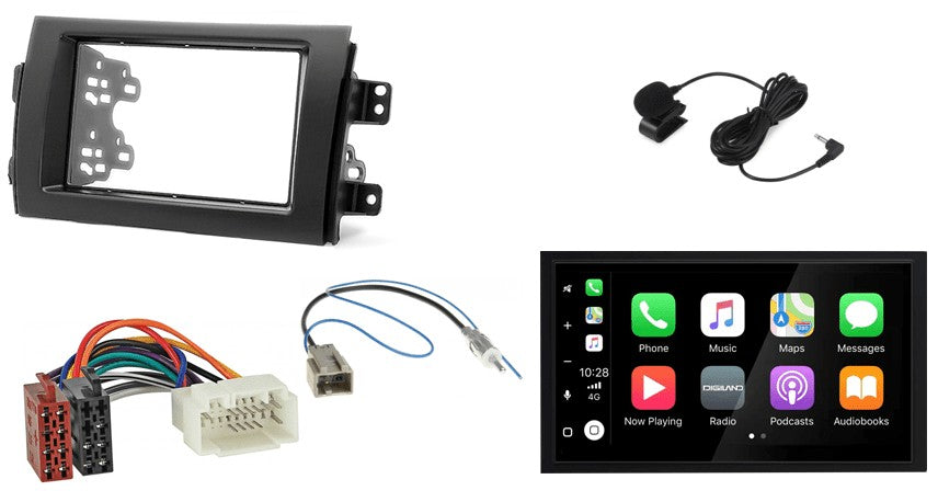 Suzuki SX4 & Fiat Sedici – CarPlay-autoradio · DAB+