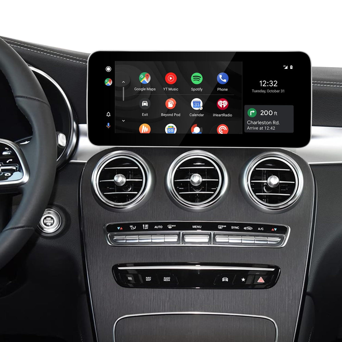 Mercedes-Benz GLC (X253/C253) (2015–2020) – CarPlay-schermupgrade 12,3 inch
