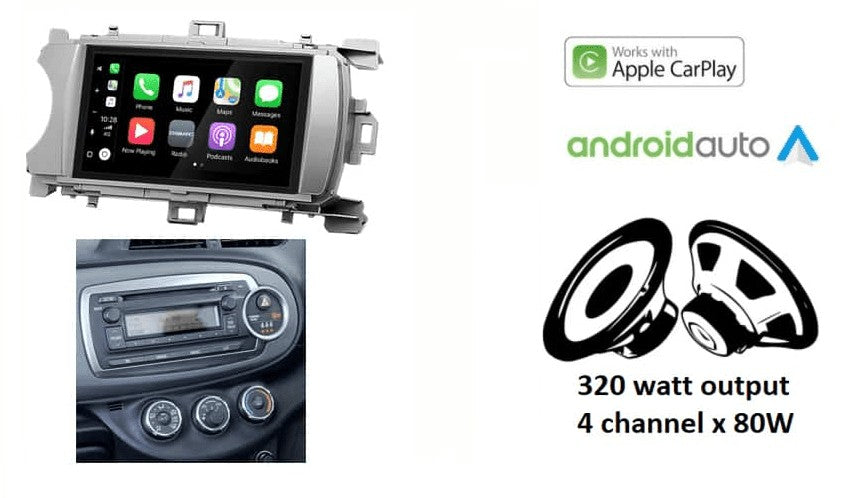 Toyota Yaris (2011–2014) – CarPlay-autoradio · DAB+ · RD-675DBT