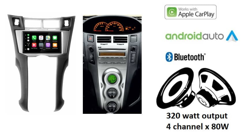 Toyota Yaris (2005–2010) – CarPlay-autoradio · RD-675DBT