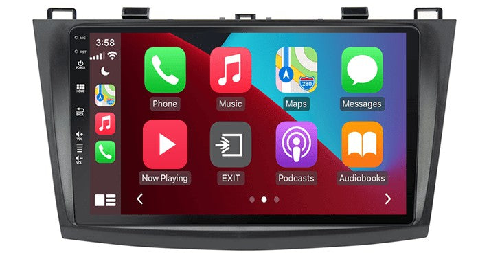 Mazda 3 (2009–2013) – CarPlay-scherm 9 inch · DAB+ · RD-D040Q