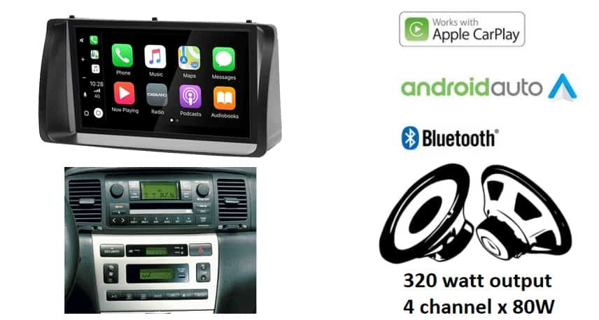 Toyota Corolla (2001–2006) – CarPlay-autoradio